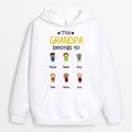 Personalized This Grandpa Belongs To Hoodie