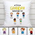 Personalized This Grandpa Belongs To Pillow Gift Gift