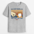 Best Cat Dad Ever Just Ask - Personalized Cat Shirts For Men