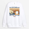 Personalized Best Cat Dad Ever In The World Just Ask Sweatshirt