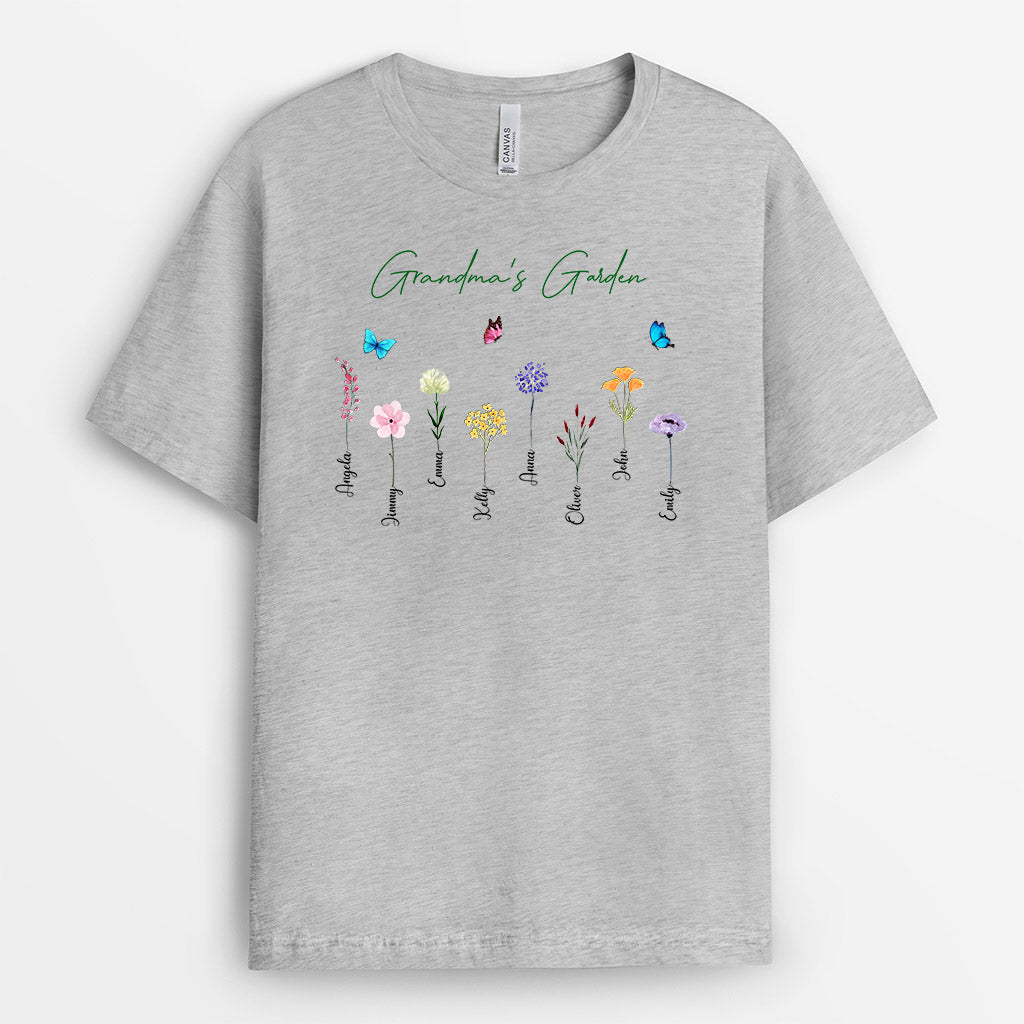 Personalized Grandma S Garden Shirt Gift Gift for Mom