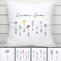 Personalized Grandma S Garden Pillow Gift Gift for Mom