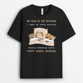 My Dog Is The Reason I Wake Up - Personalized Sleepshirts with Dogs