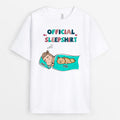 Official Sleepshirt With Cat Shirt - Personalized Pet Gifts For Humans