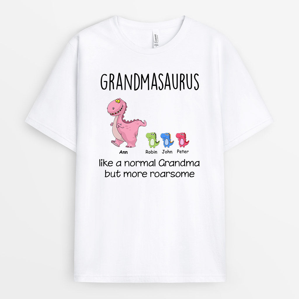 Personalized Grandmasaurus Like A Normal Grandma Shirt Gift Gift for Mom