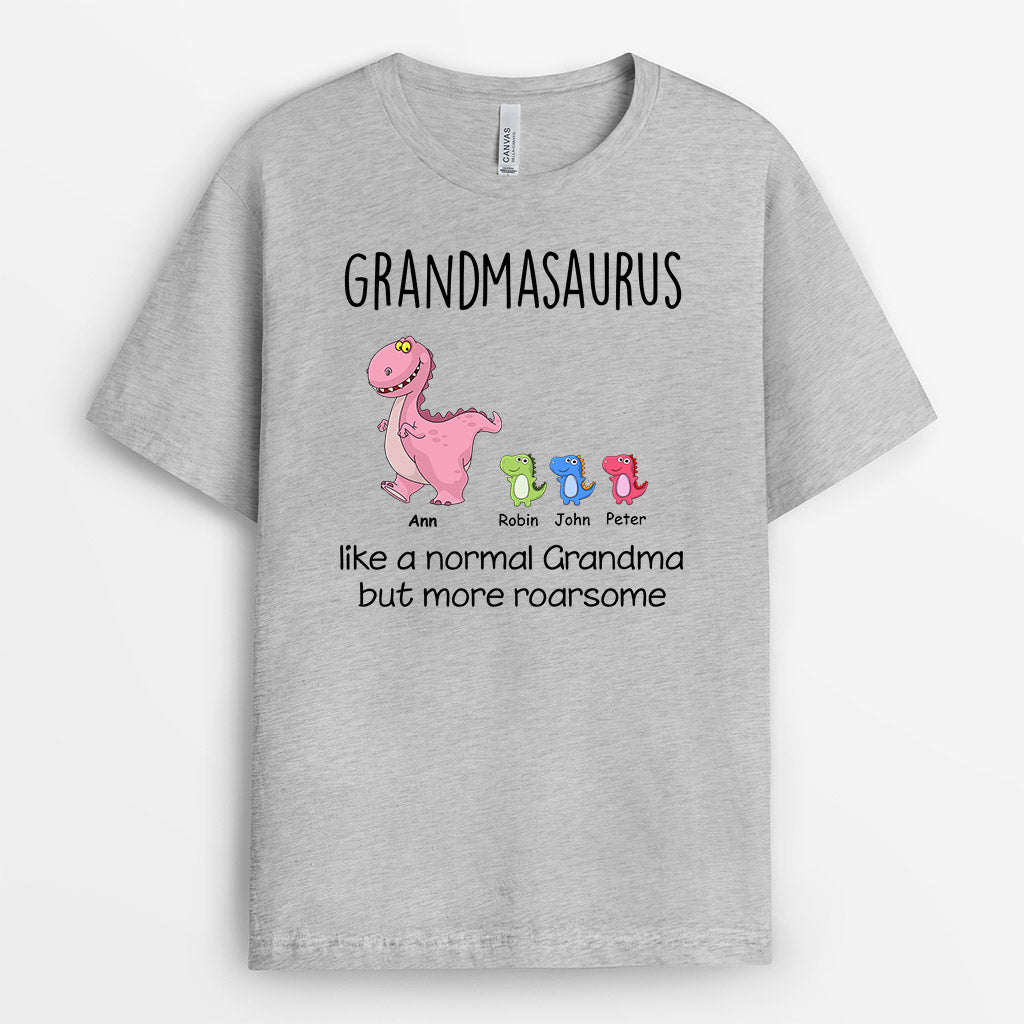 Personalized Grandmasaurus Like A Normal Grandma Shirt Gift Gift for Mom