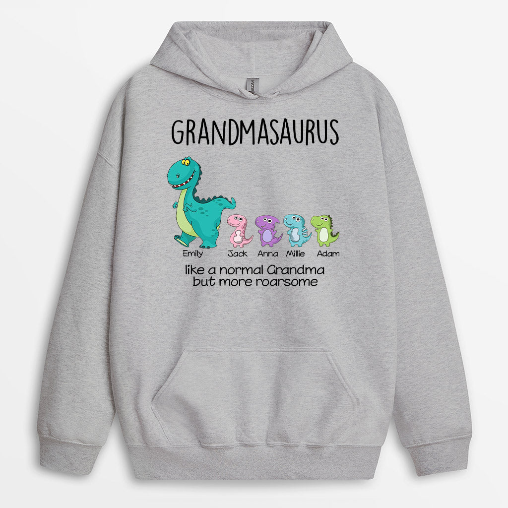 Personalized Grandmasaurus Like A Normal Grandma Hoodie
