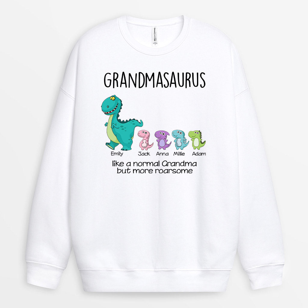 Personalized Lovely Grandmasaurus Like A Normal Grandma Sweatshirt