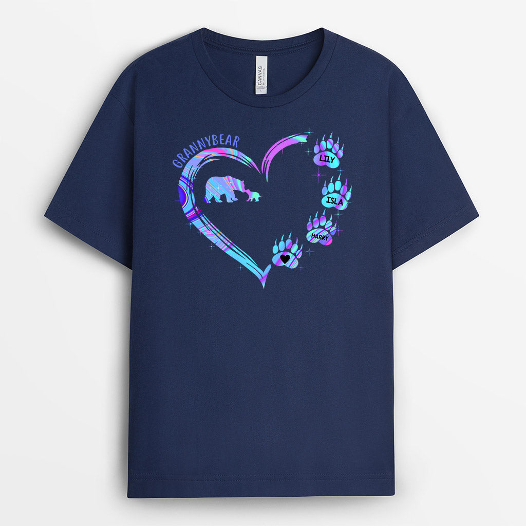 Personalized Grandma Bear Mama Bear Shirt Gift