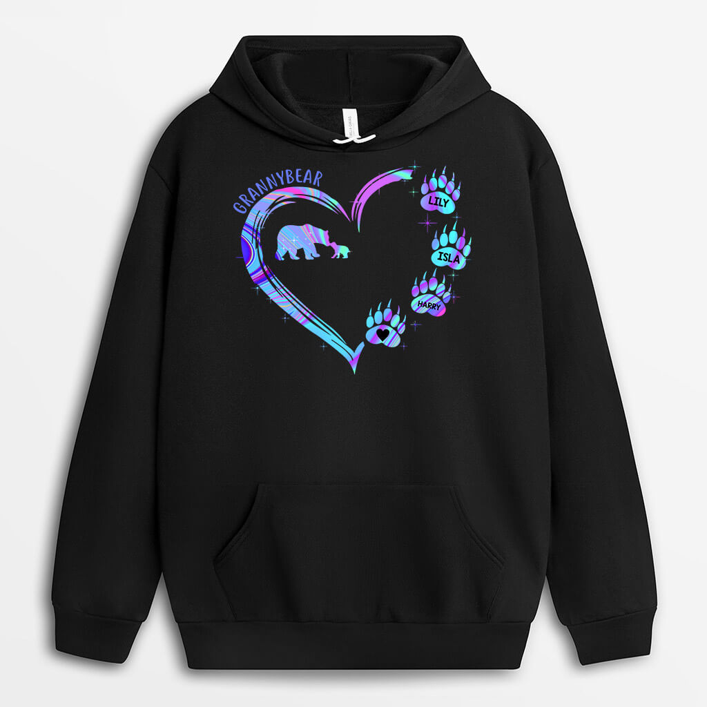 Personalized Grandma Bear Mama Bear Hoodie