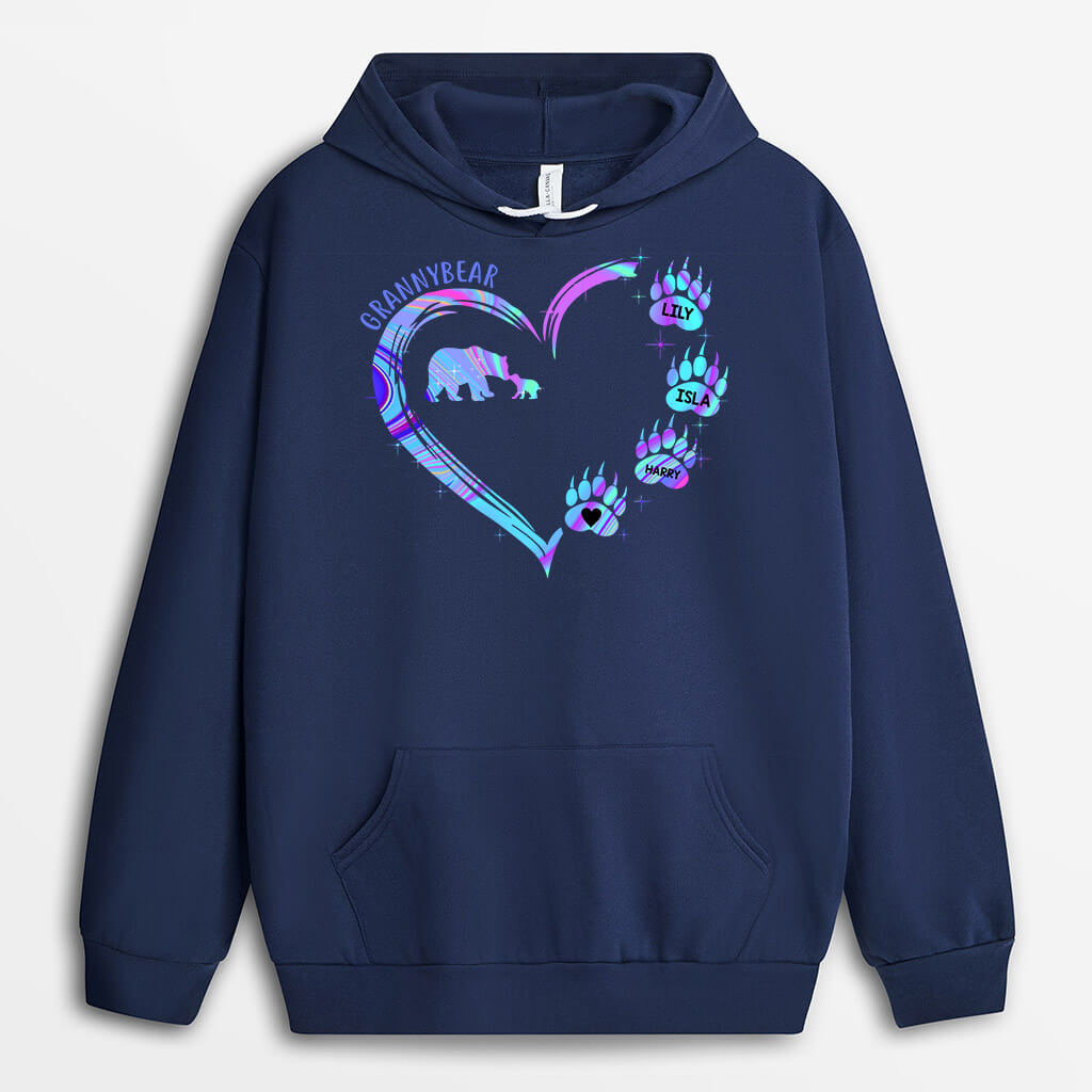 Personalized Grandma Bear Mama Bear Hoodie
