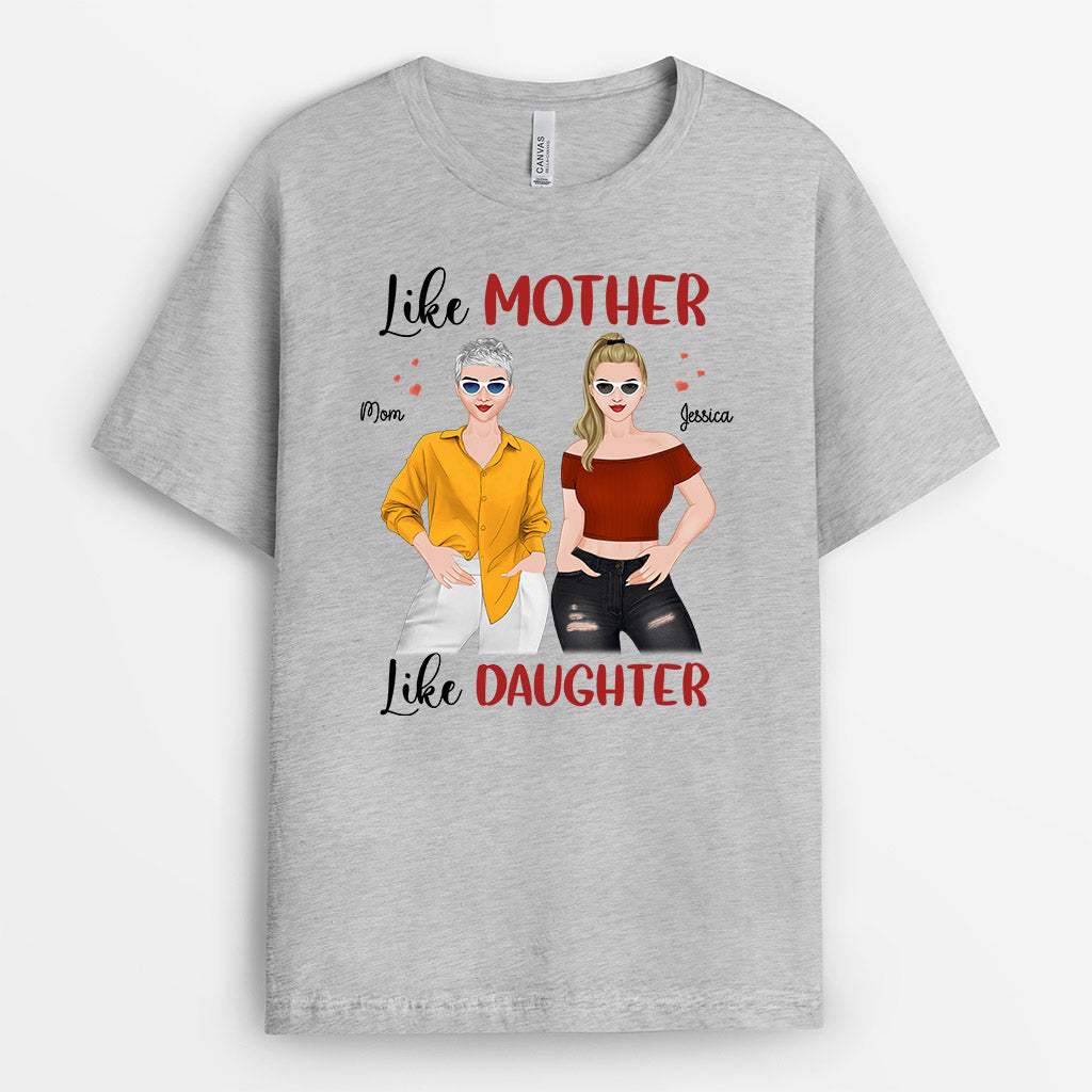 Personalized Like Mother Like Daughter Shirt Gift