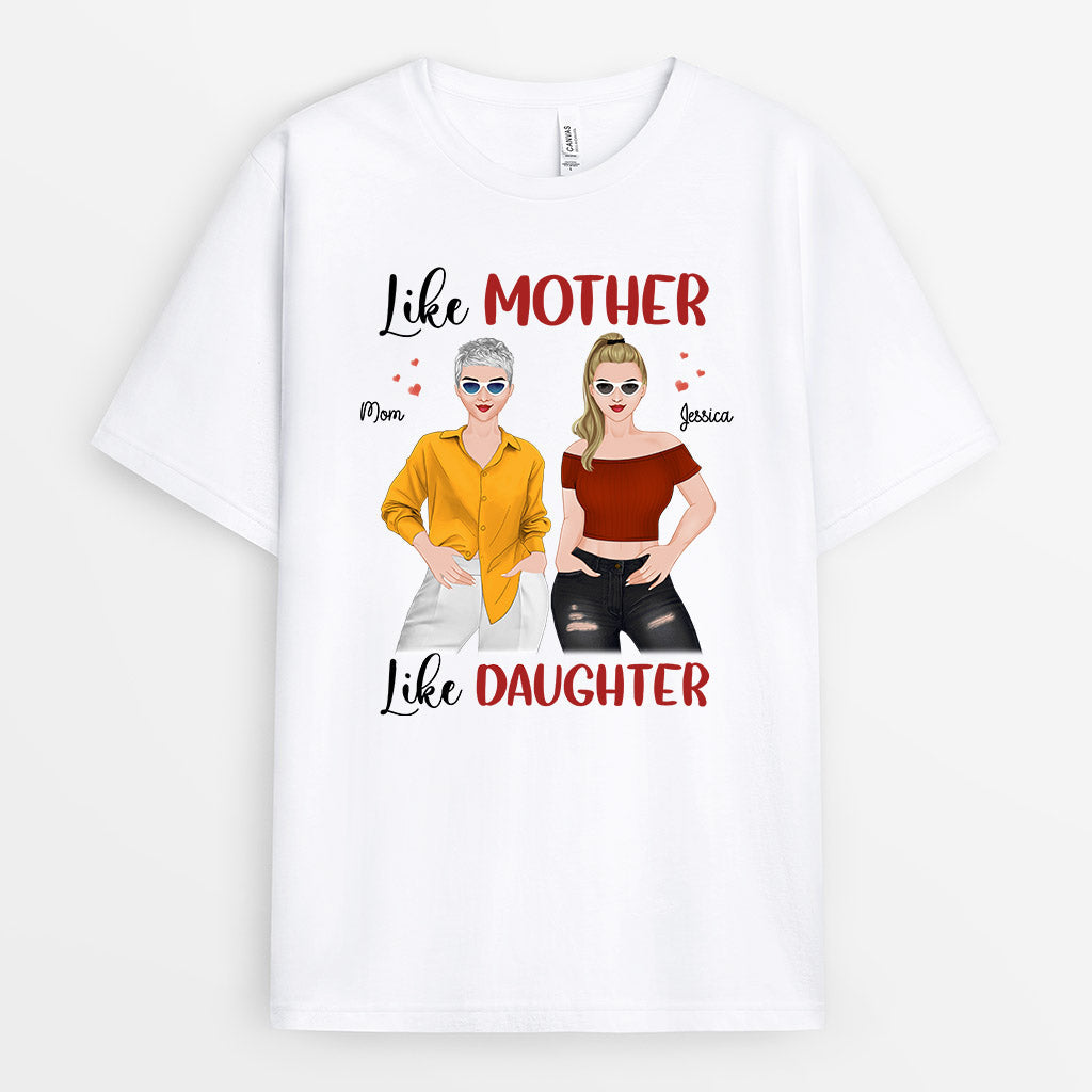Personalized Like Mother Like Daughter Shirt Gift