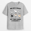 Personalized My Life Is Ruled By Cats T Shirt Gift