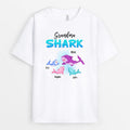 Personalized Grandma Shark Shirt Gift