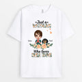 A Woman Who Loves Her Dog - Custom Dog Shirts for Humans