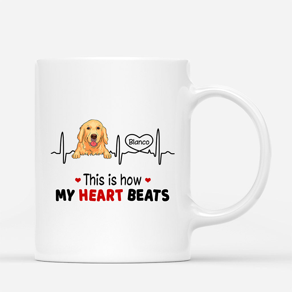 This Is How My Heart Beats - Custom Dog Gifts For Owners