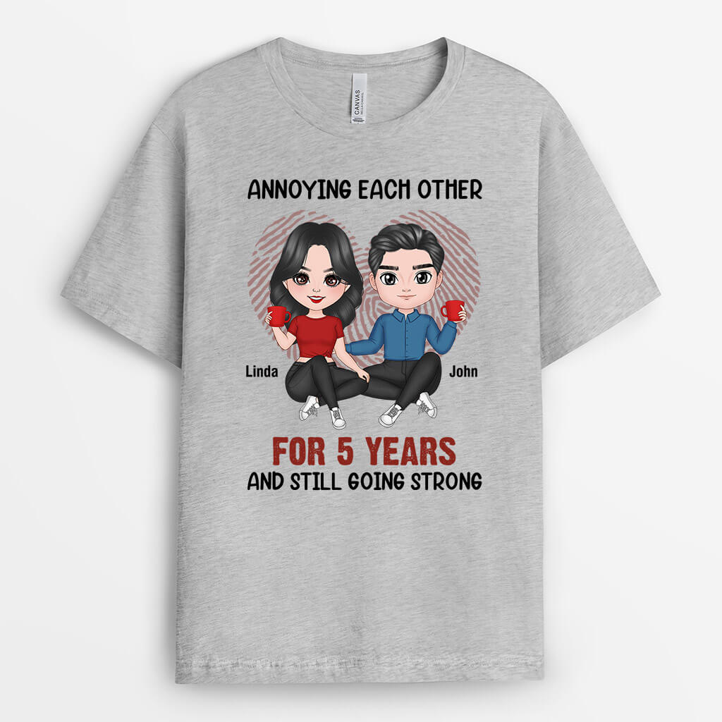 Personalized Annoying Each Other For Many Years Still Going Strong T-shirt