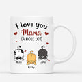 I Love You Mama A Hole Lot - Personalized Cat Cup