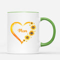 Personalized Sunflower Mug - Gift for Mom/Grandma