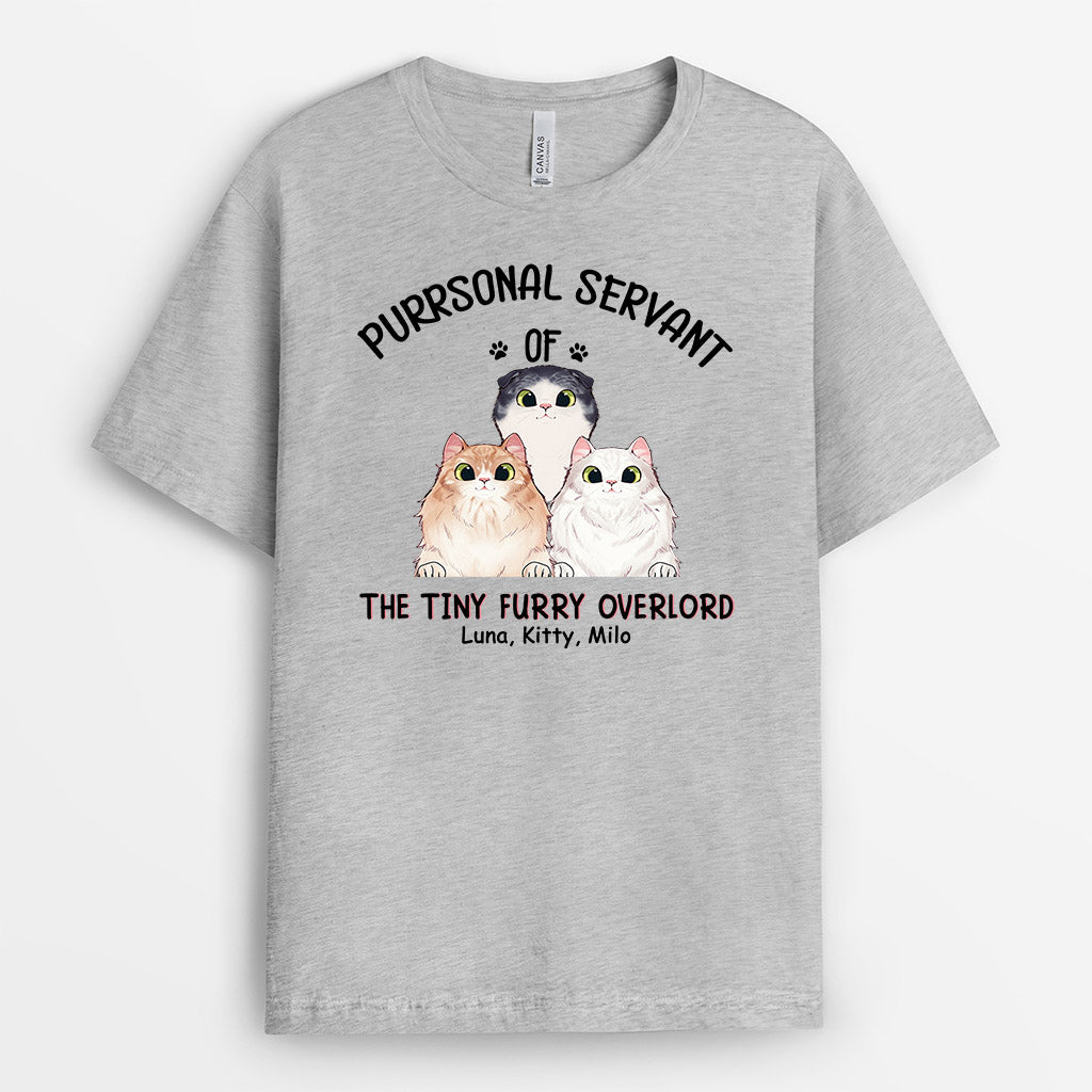 Purrsonal Servant Tiny Furrry Overloads - Personalized Shirts for Pet Lovers