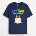 This Cat Mom Belongs To Shirt - Custom Apparel For Pet Lovers