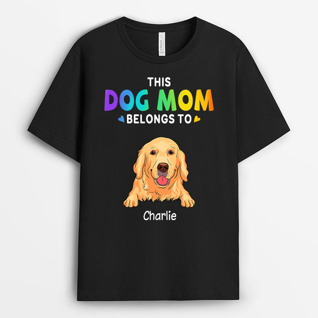 This Dog Mom Belong To - Personalized Dog Shirts for Humans