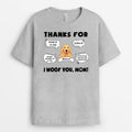 I Woof You Mom - Personalized Dog Face Tee Shirts