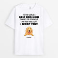The World Best Dog Mom - Personalized Shirt With Dog Face
