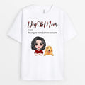 Dog Mom Like Regular Mom But More Awesome - Personalized Dog Design T Shirt
