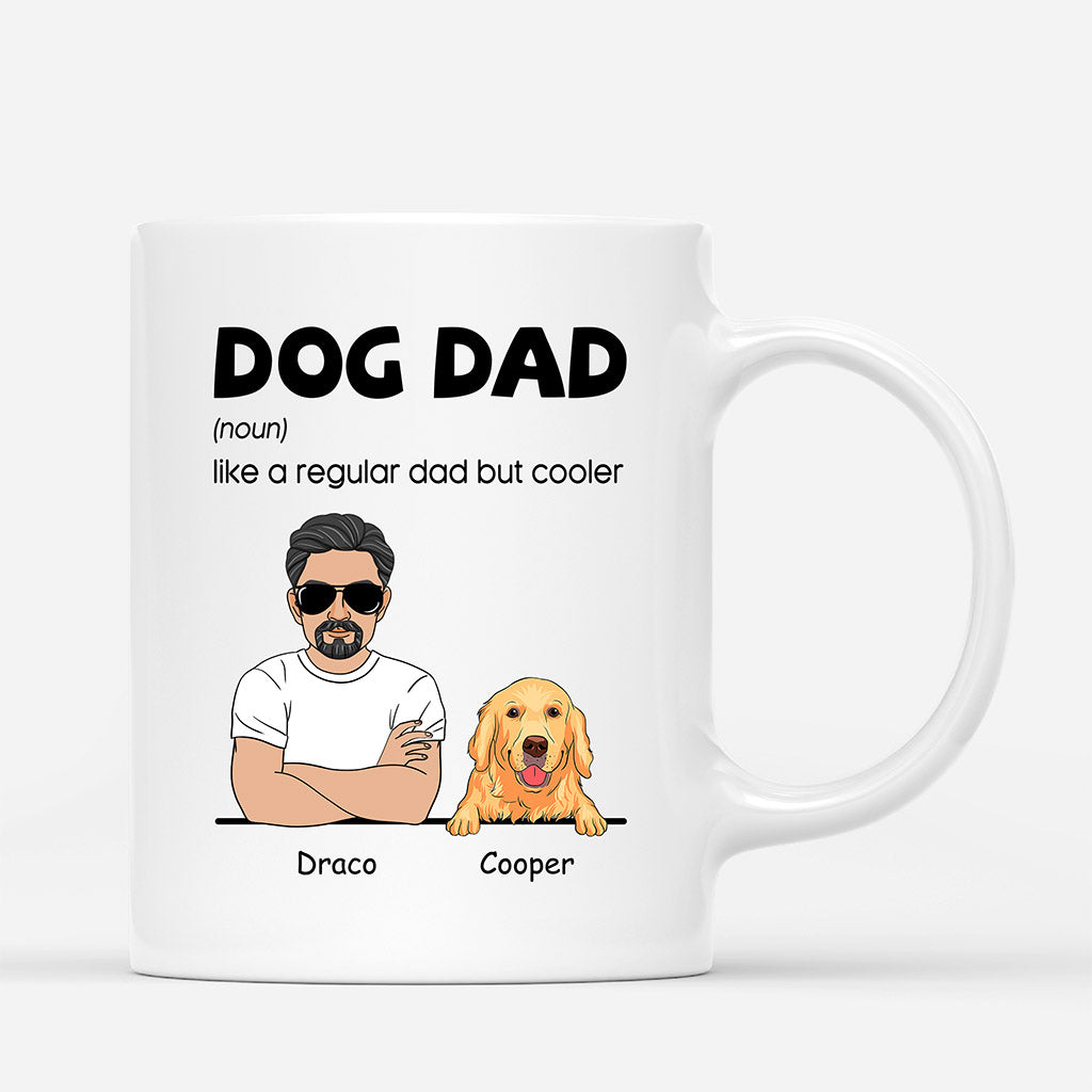 Personalized Dog Dad Mug - Custom Dog Coffee Mug