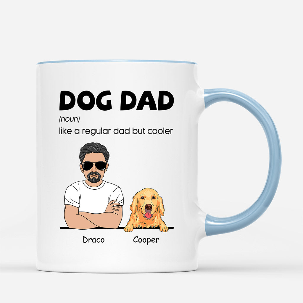 Personalized Dog Dad Mug - Custom Dog Coffee Mug
