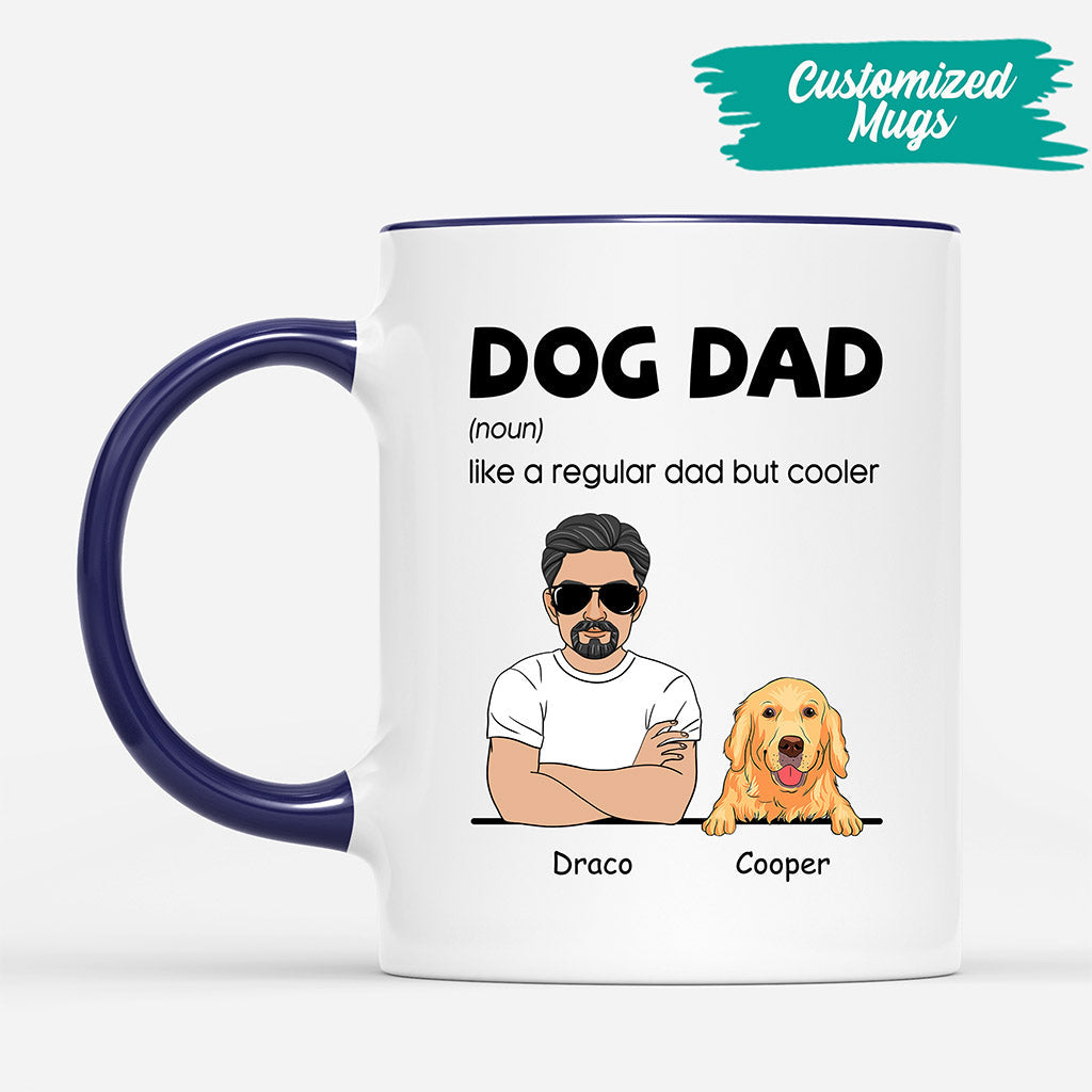 Personalized Dog Dad Mug - Custom Dog Coffee Mug