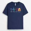 Faith Hope Love - Personalized Dog T-shirts for Humans