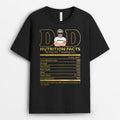 Personalized Dad Nutritional Facts Shirt Gift