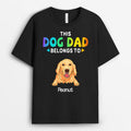 This Dog Dad Belongs To - Custom Dog Face Shirt