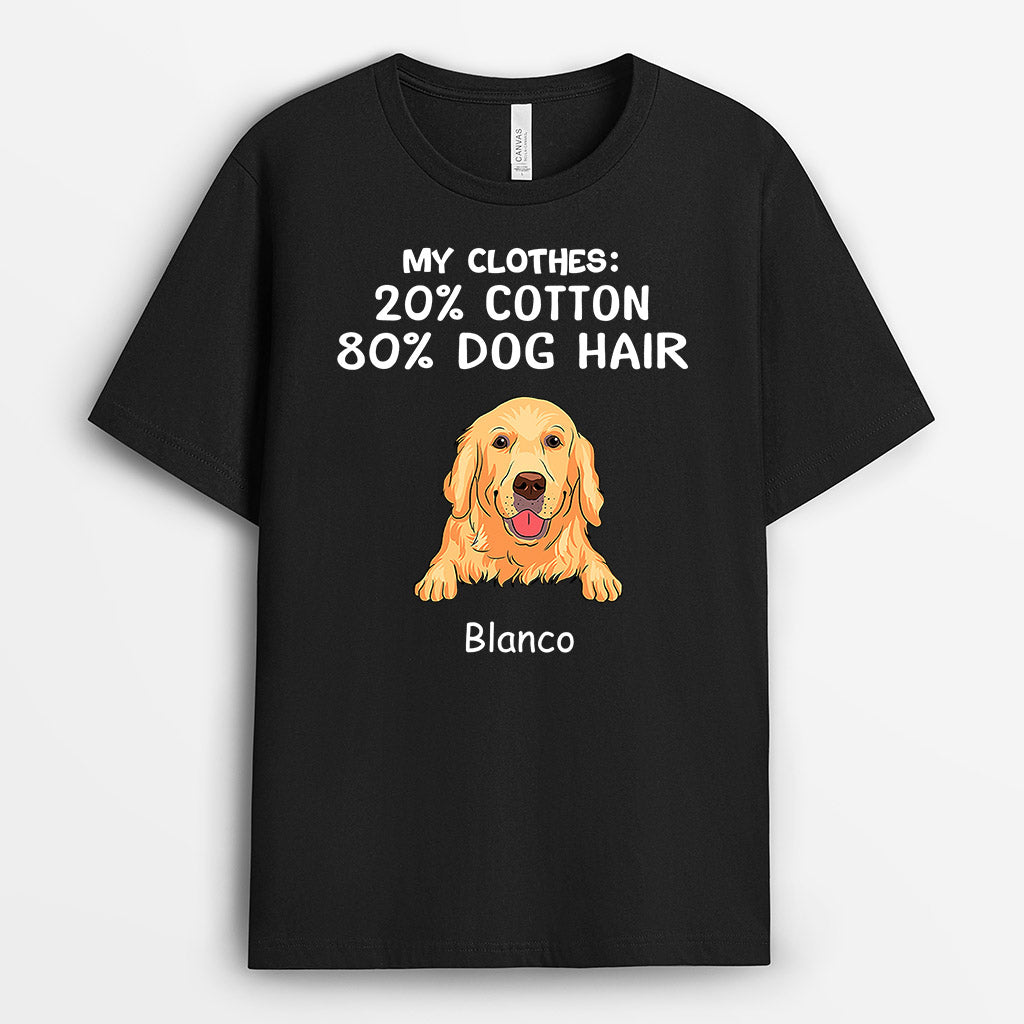 Personalized Dog Shirt for Humans – 80% Dog Hair Tee