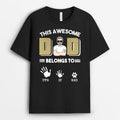 Personalized This Awesome Dad Belongs To T-shirts