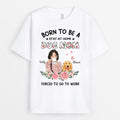 Born To Be A Dog Mom - Personalized Dog T Shirts for Humans