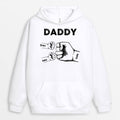 Personalized Dad Grandpa Kid Fist Bump Hoodie