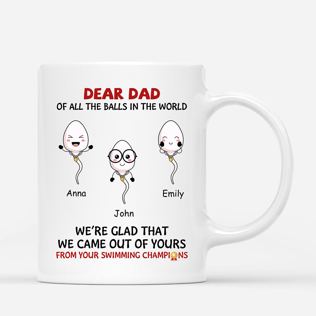 Personalized Little Cute Kids From Your Swimming Champions Mug Gift