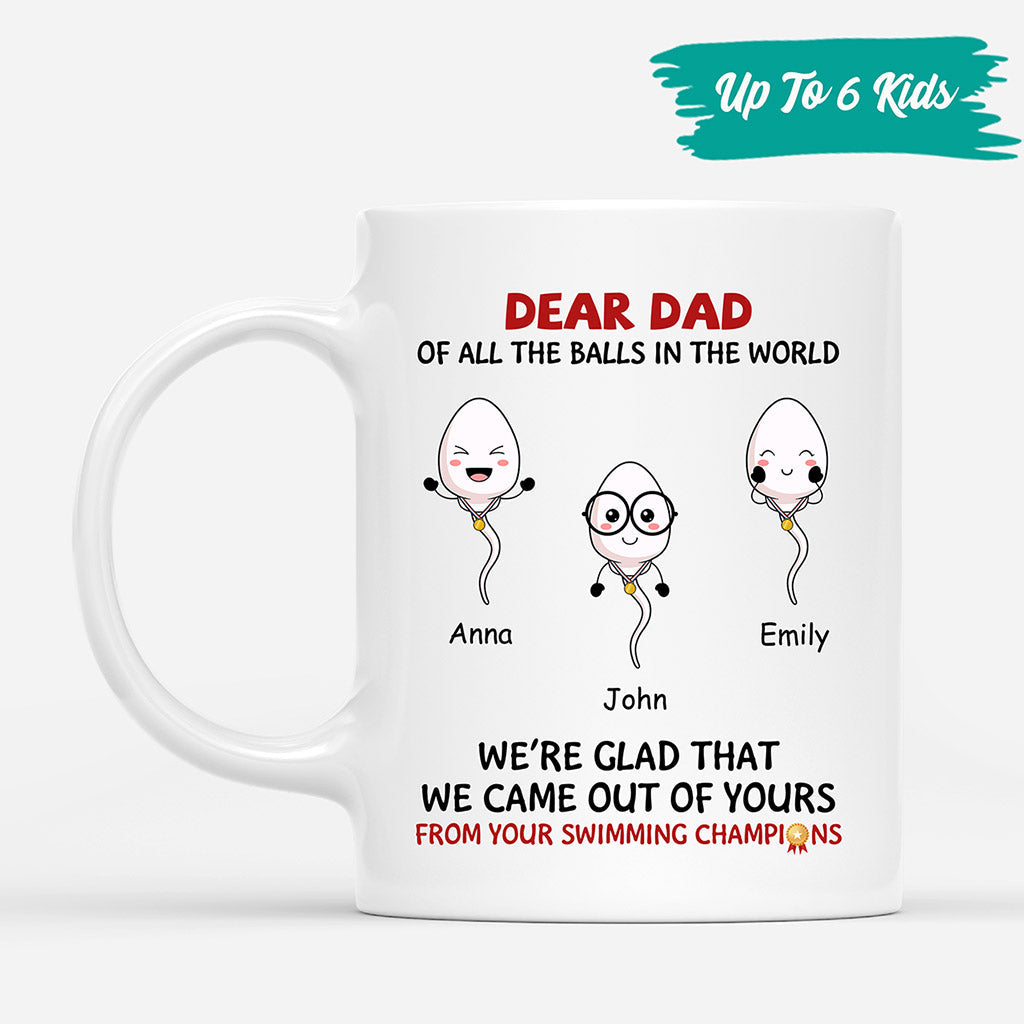 Personalized Little Cute Kids From Your Swimming Champions Mug Gift