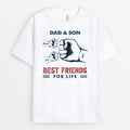 Grandpa & Grandson/Dad & Son Best Friends Shirt - Personalized Gifts For Grandson
