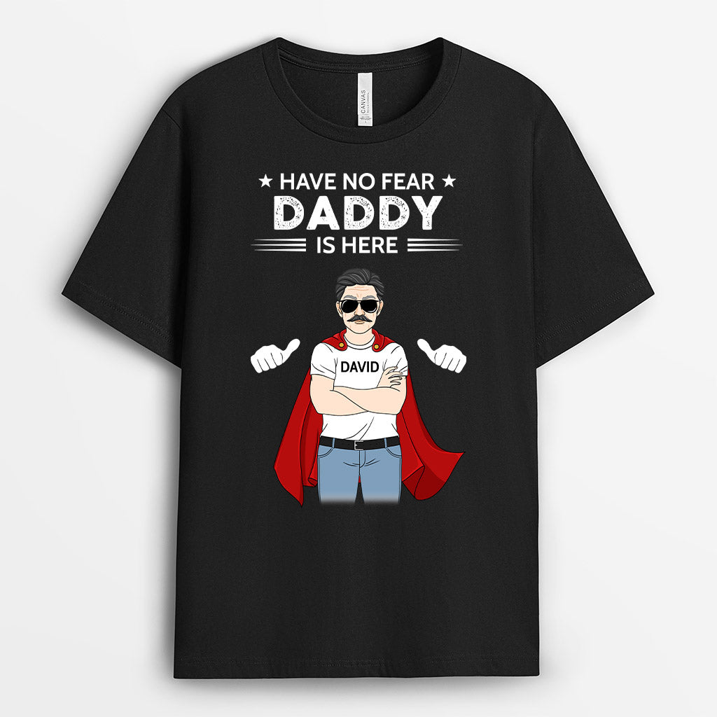 Personalized Daddy Grandpa Is Here T Shirt Gift