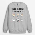 Personalized This Amazing Human Belongs To Sweatshirt