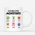 Personalized Grandpas Papas Little Monsters Mug