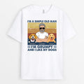 Grumpy Old Man Like Dogs - Custom Dog Face Shirt