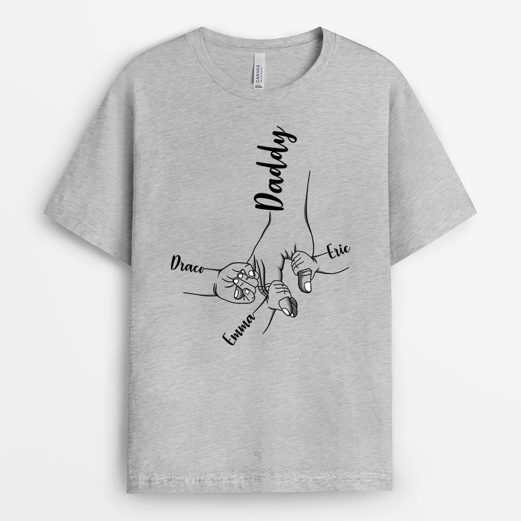 Personalized Link Of Daddy Grandpa Children T Shirt