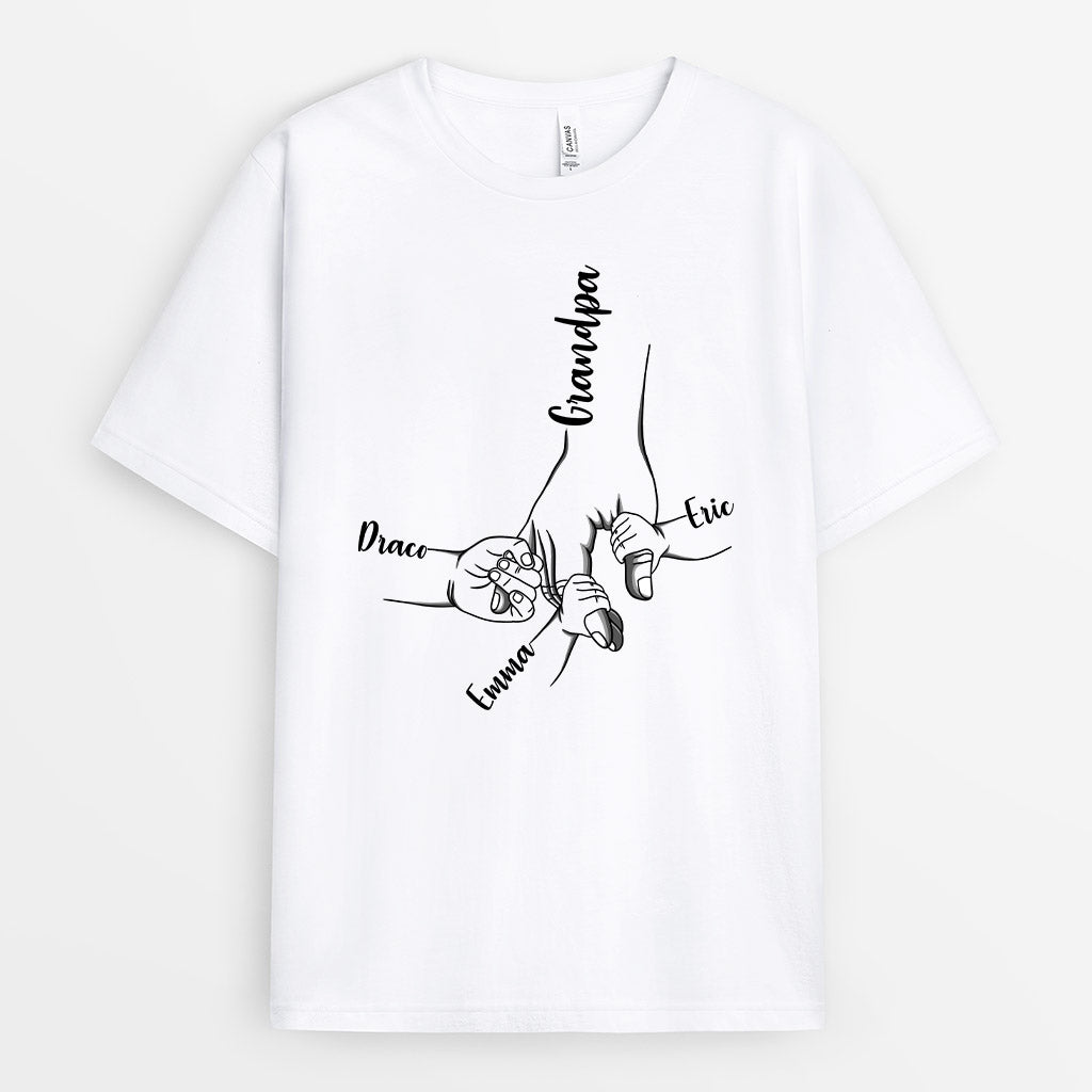 Personalized Link Of Daddy Grandpa Children T Shirt