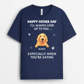 I Always Look Up to You - Personalized Fathers Day Shirts for Dog Lovers